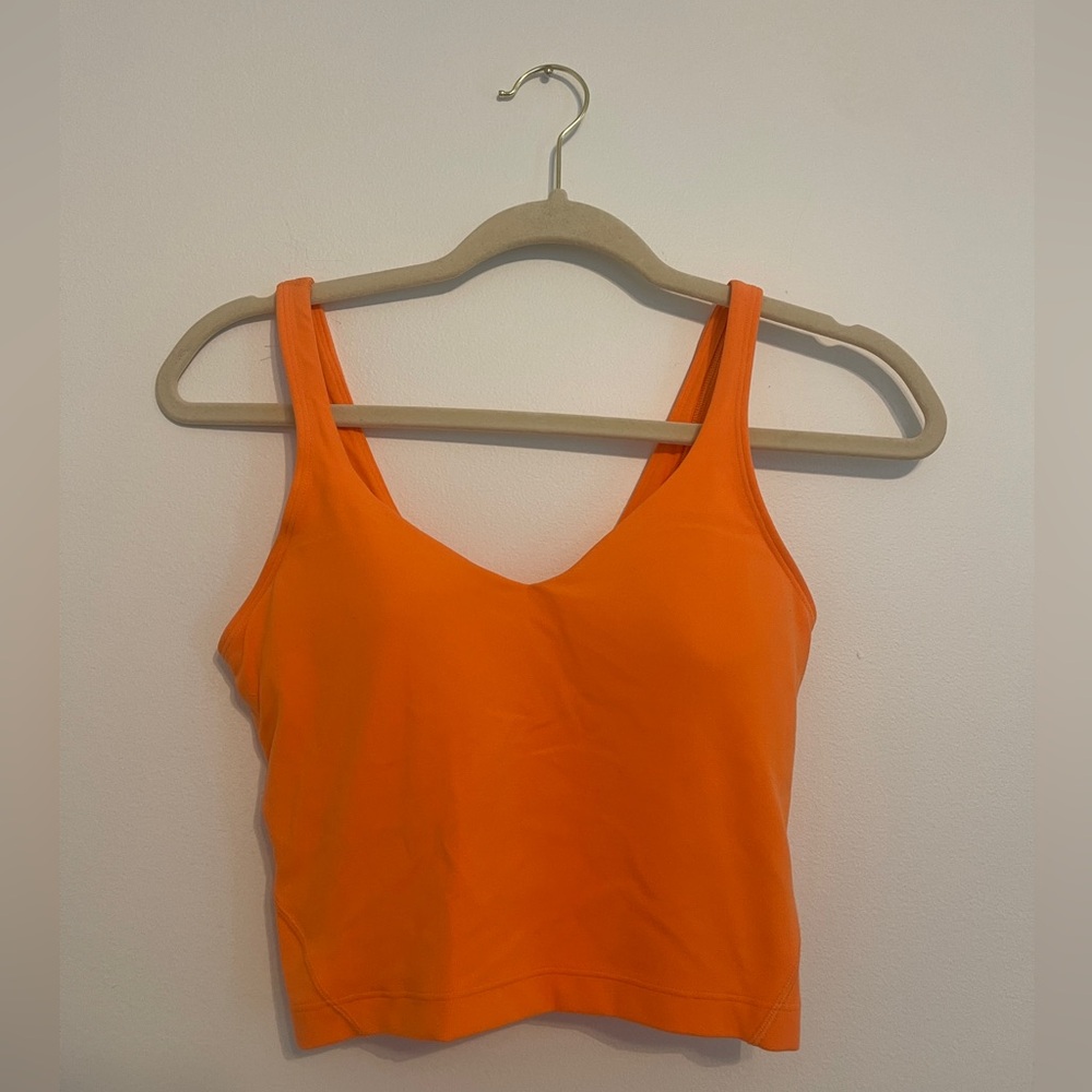 Lululemon align tank in orange soda